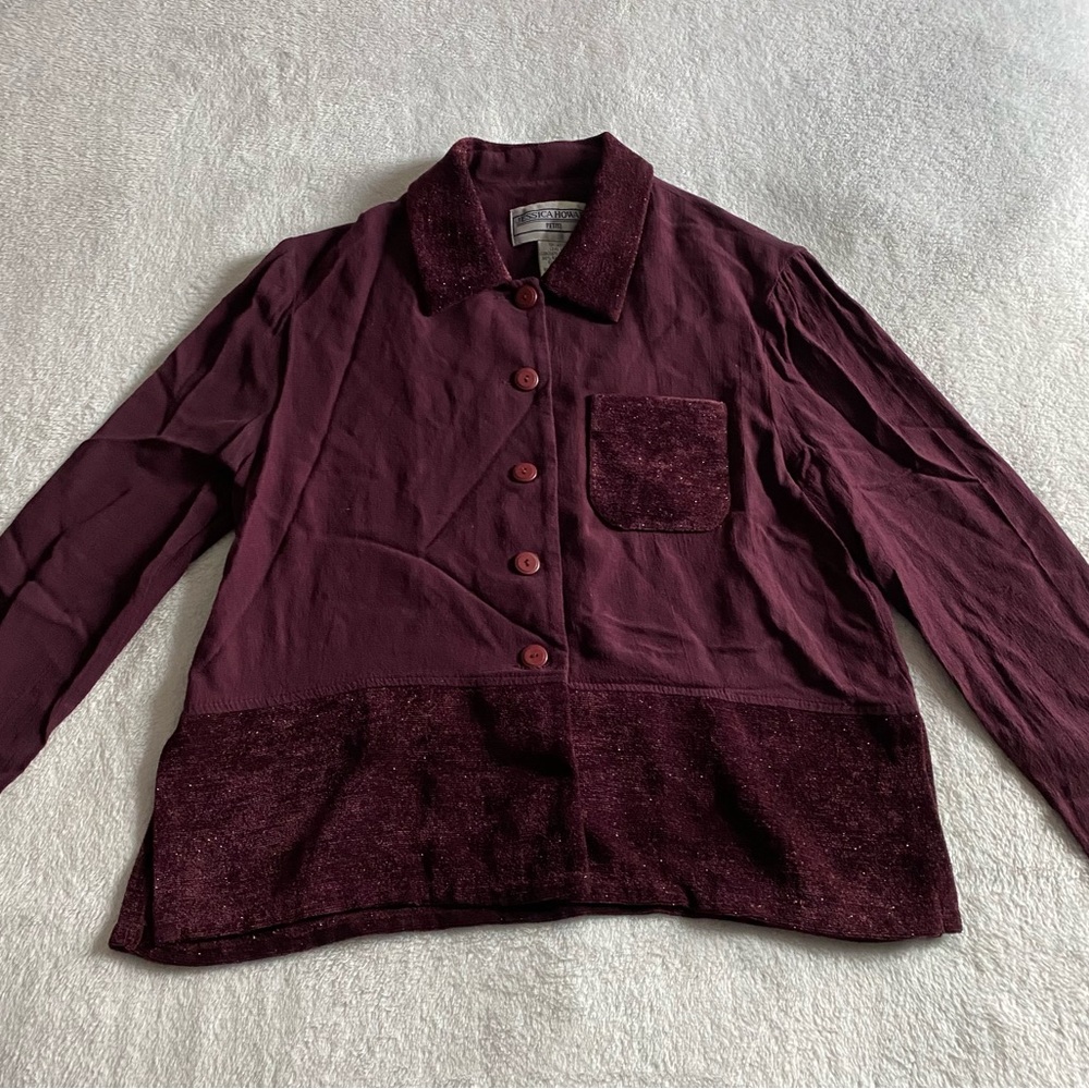 BUTTON UP BLOUSE - Picture 2 of 5
